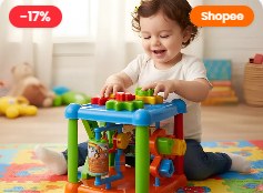Cubo de atividades educativo