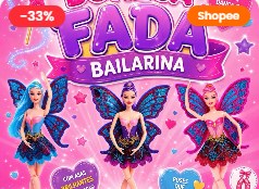 Boneca fada bailarina